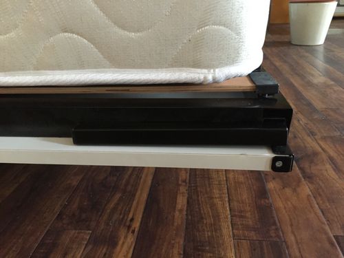 Studio 140x200 cm Wall Bed Vertical Folding Bed Pull Down Murphy Bed, Clearance — image 4