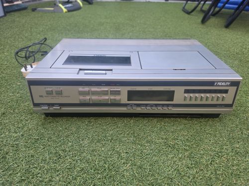 Vintage Fidelity VTR1000 Top Loading VHS Video Recorder Powers On Rare — image 2