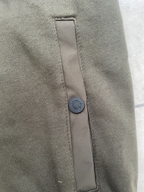 Men’s Small S Kevin Nash Zero Tolerance Hoody Carp Fishing Olive Green New Top — image 7