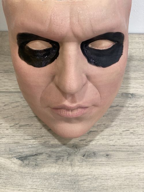 Batman Cowl Keaton Silicone Face  1:1 Prop Hyper Real.   — image 4