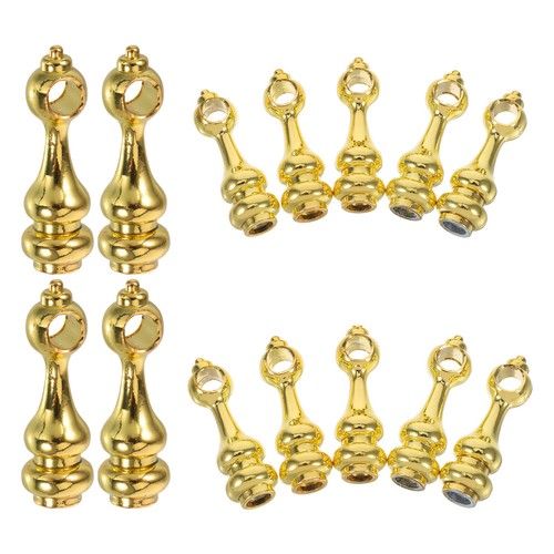 Zinc Alloy Furniture Connectors Gold Shelf Guard Rail Hardware Easy Installation