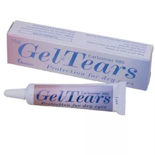 Gel-Tears Carbomer Eye Gel Carbomer 980 Protection For Dry Eyes 10g — image 1