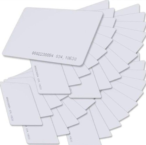 100pcs 125Khz RFID Cards EM4100 TK4100 Contactless Smart Card Read Only