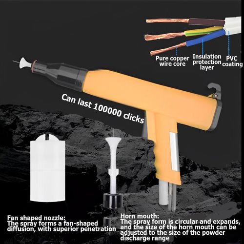 110V 220V Automatic Electrostatic Coating Tool Spraying Powder Kit Machine New — image 6