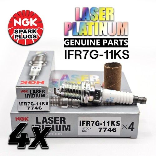 NGK LASER IRIDIUM SPARK PLUGS - HONDA S2000 (F20C) IFR7G-11KS