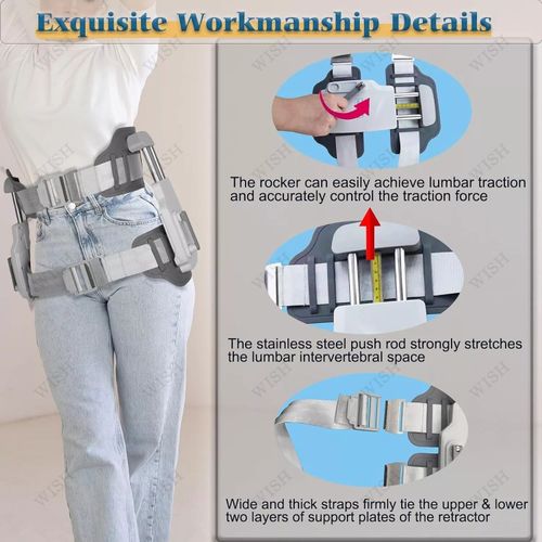 Professional Lumbar Traction Device,Herniated Disc Back Pain Relief Device — image 5