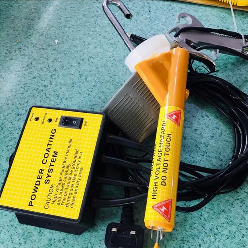 New Manual Electrostatic Powder Coating Machine Spraying Powder Coating Kit 220V — image 5