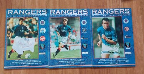 Rangers FC - Matchday Programme (3)  From 1995/96