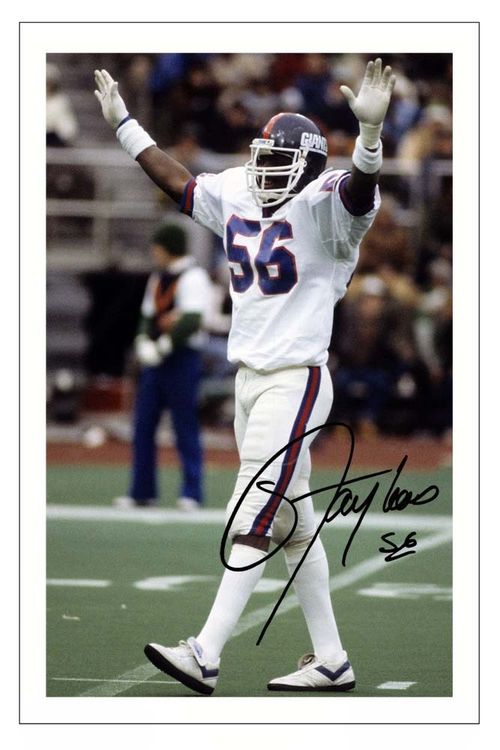 LAWRENCE TAYLOR NEW YORK GIANTS SIGNED PHOTO AUTOGRAPH PRINT NFL FOOTBALL — image 1