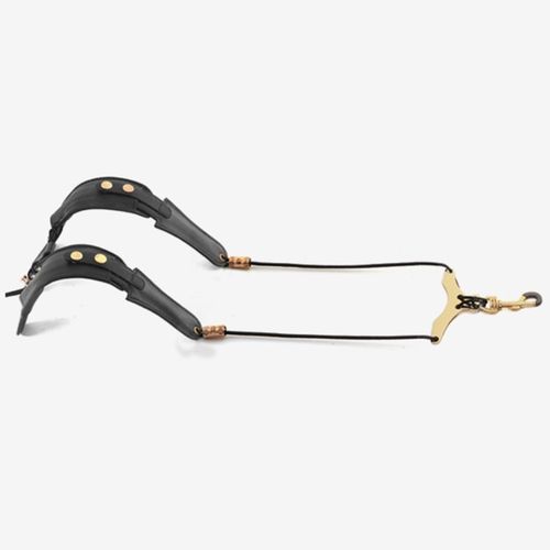 Saxophone Shoulder Neck Strap Adjustable Sax Black Double Shoulder Strap Harness — image 5