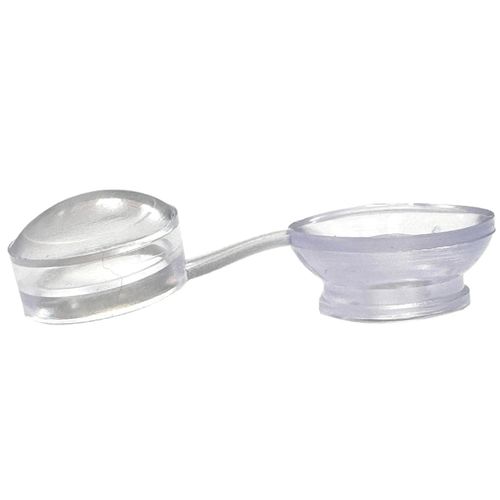 Corrugated Roofing Screw Strap Caps Clear Plastic — image 2