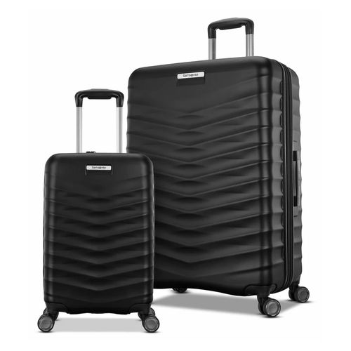 Samsonite Precision DLX Hardside 2 Piece Suitcase|Luggage Set in Black — image 1