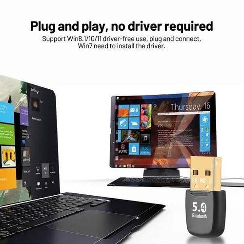 Bluetooth 5.4 USB Dongle Adapter for PC -Wireless Audio Low Latency Windows 7-11 — image 8
