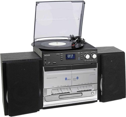 DAB/DAB+ Record Player Turntable Cassette & CD player HiFi with USB Recording — image 10