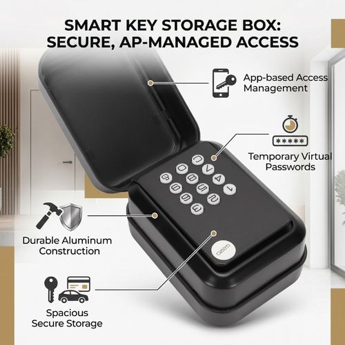 Smart Key Storage Box Electronic Key Lock Case Bluetooth Lock Box For Home — image 4