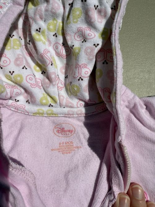Vintage Disney Winnie The Pooh Baby Jacket-Girls Sz 6-9 Months Pink — image 4