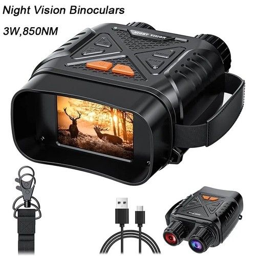 Night Vision Binoculars 1080P 10X Digital Zoom 800m Infrared Telescope Camping
