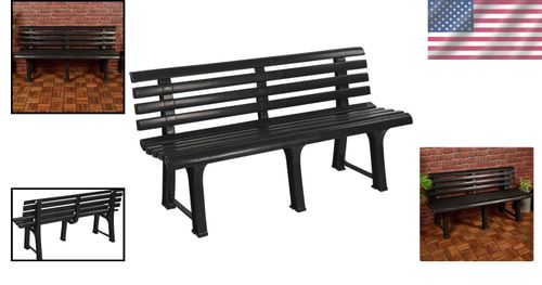 Durable 3-Seater Patio Bench - Low Maintenance & Weather-Resistant Design — image 2
