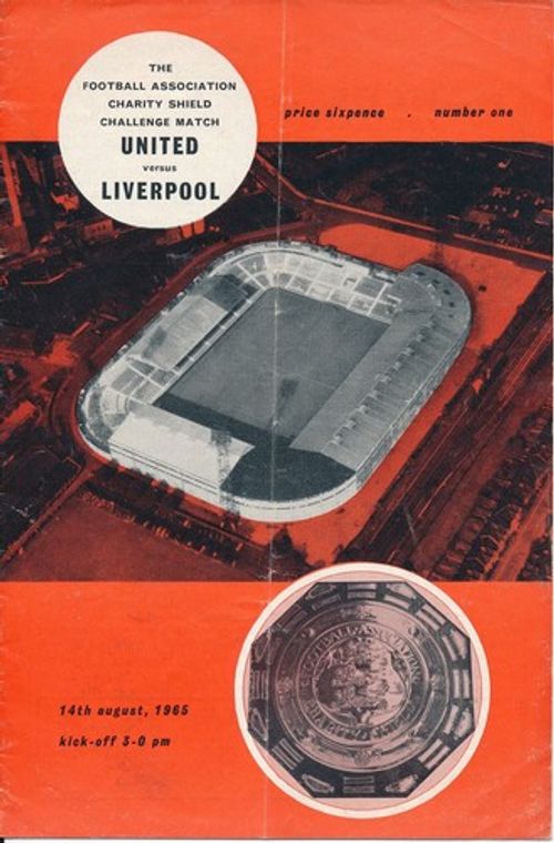FA CHARITY SHIELD 1965 Manchester United v Liverpool - TOKEN INTACT