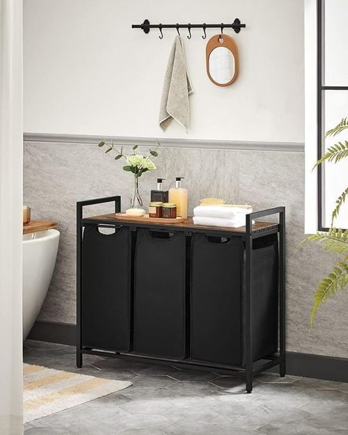 Large Laundry Washing Bag Basket Storage Bin Dirty Clothes Storage Handle Hamper — image 3