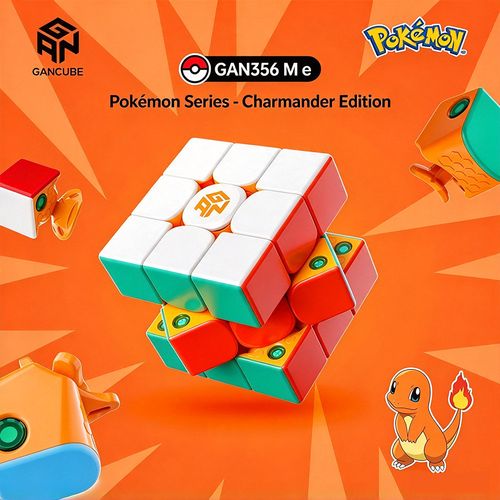 GAN356 Me Pokémon 3×3 Magnetic Speed Cube Charmander Limited Edition — image 2