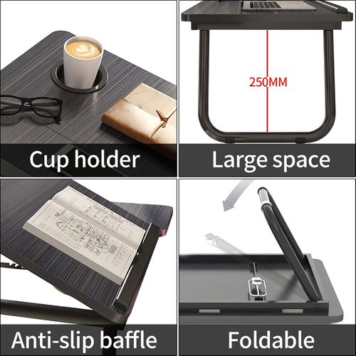 Folding Laptop Table Stand Bed Tray Sofa Lap Breakfast Portable Computer Desk UK — image 6