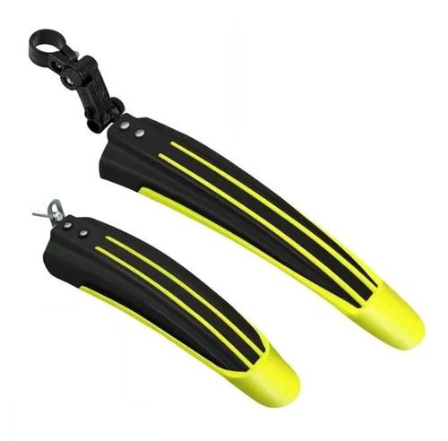 2Pcs Mountain Bike Mudguards MTB Bicycle Mud Guard Tire Fender Front Rear Set