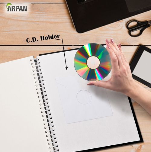 Large Self Adhesive Photo Albums Spiral Bound 20 Sheets 40 Sides Black - SM40BK — image 8
