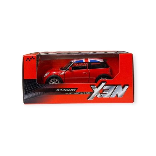 Mini Cooper 1:36 Scale Diecast Model By Welly - Pull back And Release Function