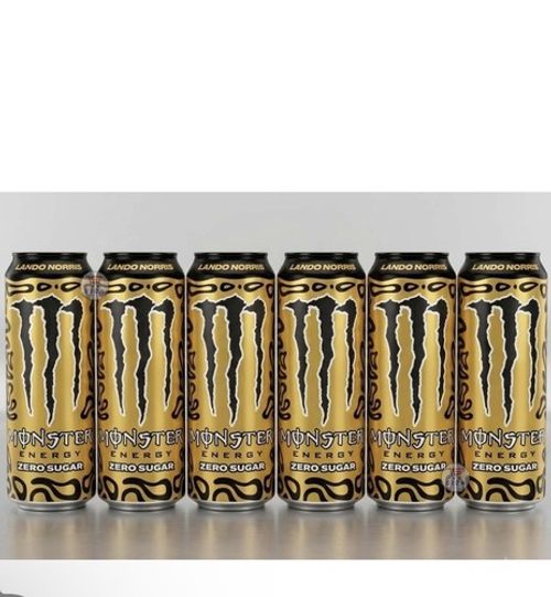 Monster Energy Lando Norris Zero Sugar Gold Edition 6x 500ml F1 Limited  6 Cans