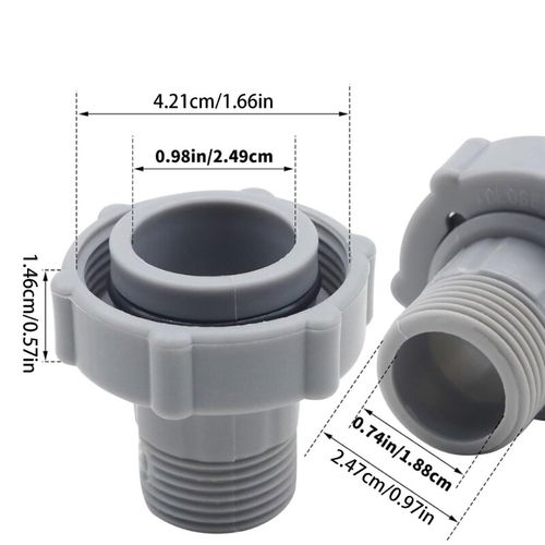 Pool Drain Fitting Connects Pools Drain Hose Adapter Ground Pool Drain Adapter — image 8