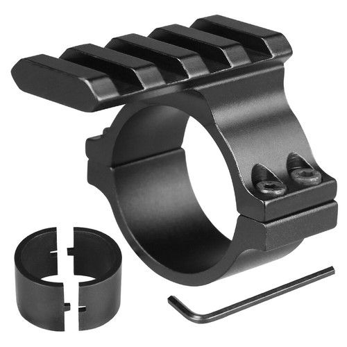 Scope Barrel Mount 25.4mm & 30mm Ring Adapter with 20mm Picatinny Rail