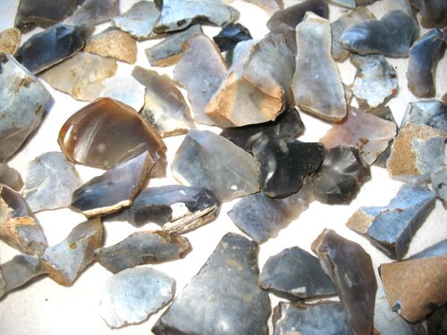 Mesolithic flint stone tool microliths scrapers bladelets 5000 BC One per bid — image 6