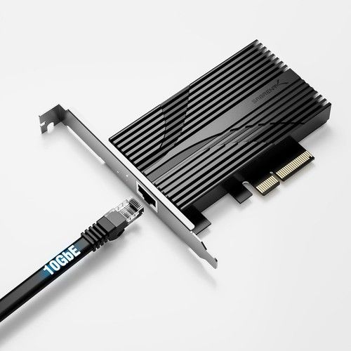 SABRENT 10 Gigabit Ethernet PCIe Network Adapter – PCIe 3.0 x4 Card