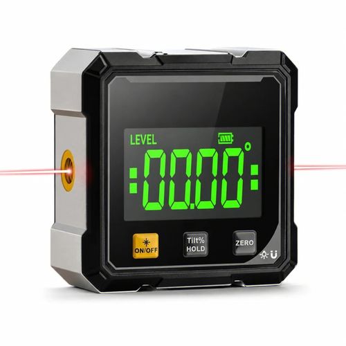 360° Magnetic Digital Angle Gauge Finder With Laser Inclinometer Level Meter UK — image 4