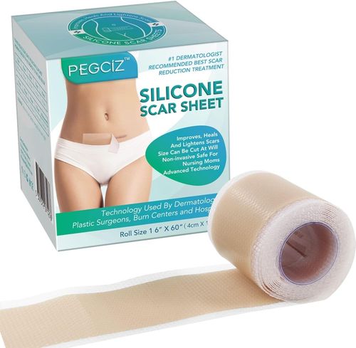 Pegciz Silicone Scar Sheet  Medical Scar Removal Sheets 1.6 x 60 — image 1