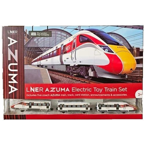 LNER Azuma Electric 5 Coach Toy Train Set with 50+ Pcs & 7.5m Track for Age 3+ — image 19
