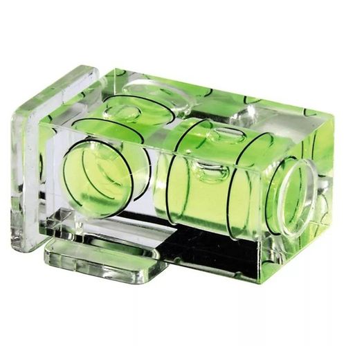 Camera Flash Hot Shoe Spirit Level Double 2 Axis Bubble Mount DSLR SLR  UK STOCK — image 1