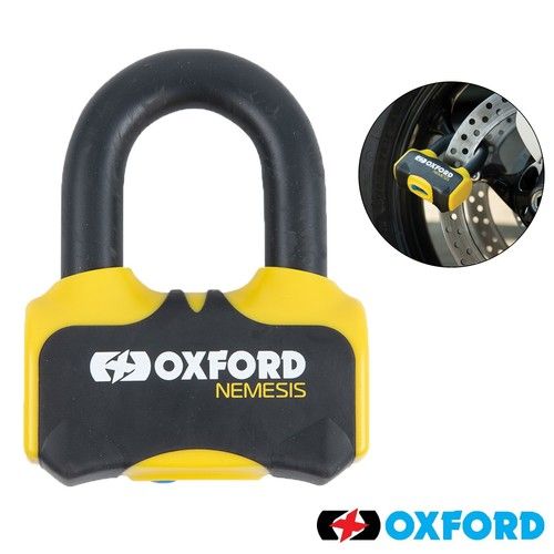 Oxford Nemesis Ultra Strong Padlock Motorcycle Motorbike Disc Lock 16mm LK471