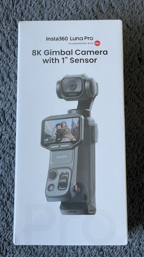 Insta360 Luna Pro Leica 8K Standard Bundle Gimbal Camera. Cosmic Black. SEALED — image 2