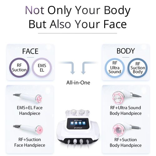 S-SHAPE 4 in 1 30K RF Cavitation 3.0 Machine Body Massage Skin Facial Care UK — image 4