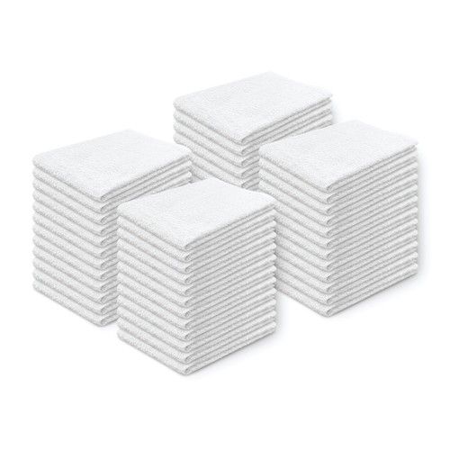 24 pack new white bar towels bar mops cotton super absorbent 16x19