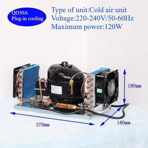 QD52A Small Air-cooled Unit 220V Refrigeration Integrated Unit on Cooling