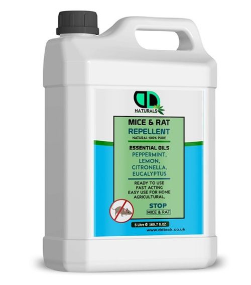 MICE & RAT REPELLENT with PEPPERMINT, LEMON, EUCALYPTUS & CITRONELA ESSENTIALS