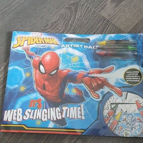 Marvel Spider-Man Artist Pack Colouring Posters & Stickers Set