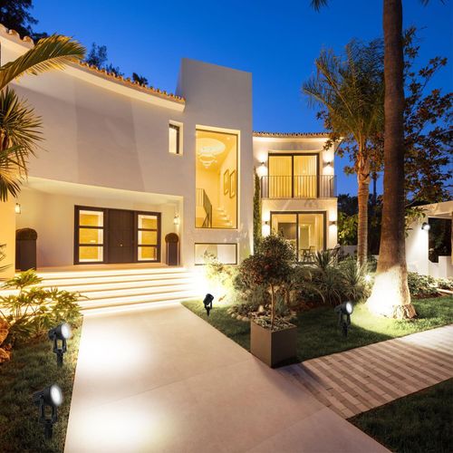 T-SUN Solar Powered Spot Lights LED Outdoor Wall Light Garden Landscape Lamps UK — image 8