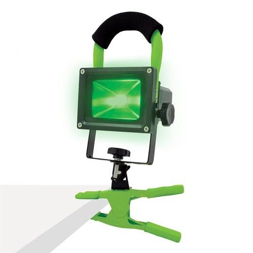 Green LED Work Light For Grow Room Tent Hydroponics - CLEARANCE SALE RRP £49