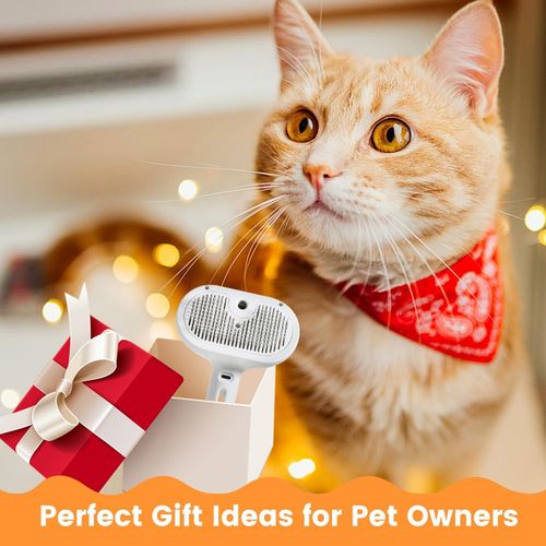 3 In 1 Cat Steam Brush Pet Electric Spray Massage Comb Dog Pet Hair Removal Comb — image 7