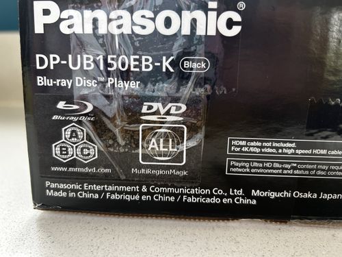 Panasonic DP-UB150 EBK Ultra 4K  MULTI REGION DVD 1-6 ABC Blu-ray player RB — image 10