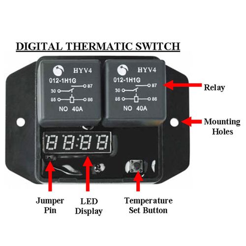 Davies Craig Fan Switch / Digital Thermatic EWP - Cooling System — image 3